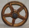 wooden wheel/pulley foundry form 7.5