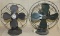 2 GE fans, octagonal guard, non oscillating,