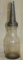 1 qt. vintage oil bottle, both tin spout and glass