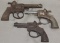 3 iron cap guns, 2 