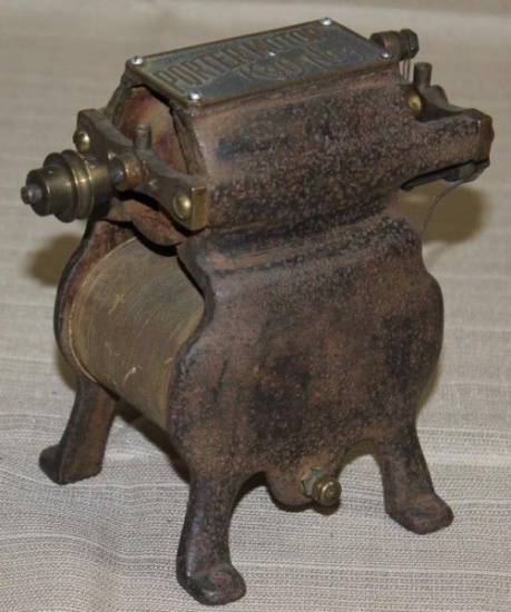Early electric motor, "Porter Motor K&D No. 3",