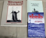 3 soft cover books, The Early Windmills of New