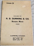 1905 Catalogue R.B. Dunning & Co.'s Pumps,