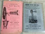 2 Early Windmill sales sheets 