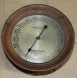 brass steam gauge, Utica Steam Gauge Co.,