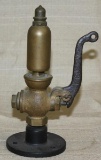Lunkenheimer brass 3 chamber steam whistle,
