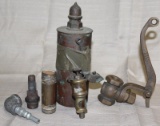 asstd brass steam whistle parts & 1