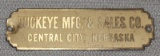 Brass Manufacturer's Plate 