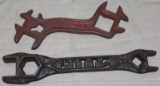 2 Antique Implement Wrenches