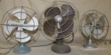 3 Oscillating table fans