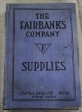 book -- The Fairbanks Company Supplies Catalogue