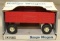 Barge wagon in red paint; Ertl; 1/16 scale in