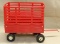 Red Barge wagon w/plastic sides; Ertl;