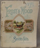 1896 Frost & Wood Agricultural Implements &