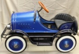 Custom pedal car with lights, fenders, bumpers,