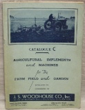 J. S. Woodhouse Co. 1937 Catalog C for