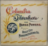 1901 Columbia Threshers & Horse Powers Catalog;