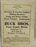 1916 Catalogue Buck Bros Farm Supply House