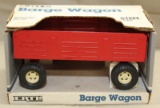 Barge wagon in red paint; Ertl; 1/16 scale in