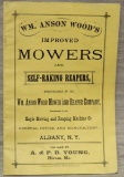 1879 Wm. Anson Wood's Improved Mowers and