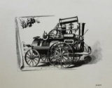 Illustration of J. I. Case Steam Traction Engine