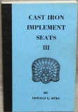 2 softcover books -- Cast Iron Implement Seats III