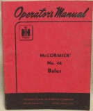IH McCormick No. 46 Baler Operators Manual, 1961