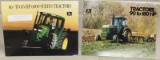 2 John Deere Tractors Sales Brochures