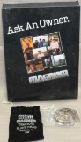 Magnum Tractor Plant Tour Belt Buckle, 1990