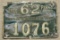 Pennsylvania 1930 Metal hunting license, County 62