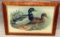 antique style Mallard Duck print in Birds Eye