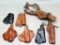 lot of 7 leather holsters to include --