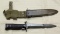 Korean War Era M1 Garand bayonet w/HMAK