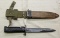 Korean War Era M1 Garand bayonet w/HTK marked