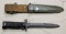 Korean War Era M1 Garand bayonet w/fiberglass