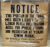 Lehigh River Restoration Association poster