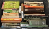 Box lot of books & videos --