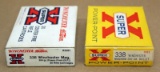 2 boxes Winchester & Western .338 win mag 200 gr.