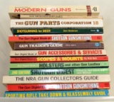 box of 14 asstd gun books -- gun part books,