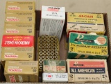 6 boxes assorted 40 S&W brass, 357 brass,
