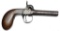 *Belgium Manufactured, double barrel pistol,