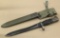 Spanish M1969 CETME bayonet with scabbard