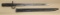 Japanese Arisaka bayonet with scabbard