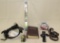 lot to include: duty belt with accessories, eyes &