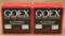 (2) boxes 12 ga. GOEX black powder 7.5 shot