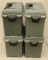 (4) Cabela's plastic ammo cans