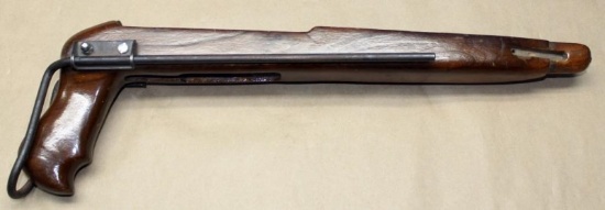 walnut pistol grip paratrooper style stock with
