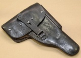 B.M.G. 3/58 Pist. 38 9mm black leather holster