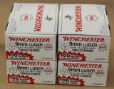 Winchester 9mm Luger 115 grain FMJ target/