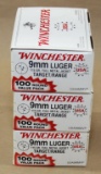 Winchester 9mm Luger 115 grain FMJ target/